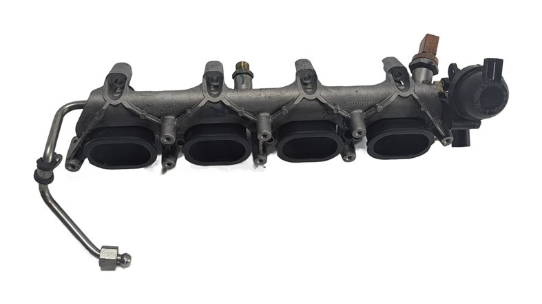 Thumbnail 3: 2011-2013 AUDI A8 (D4 4H) 4.2L V8 RIGHT ENGINE INTAKE MANIFOLD DIFFUSER RAIL