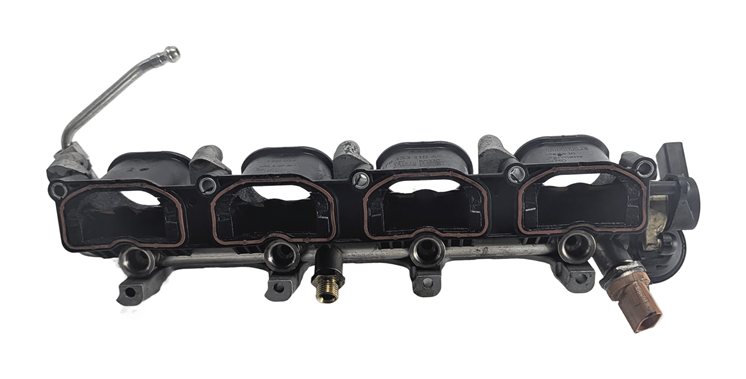 Thumbnail 4: 2011-2013 AUDI A8 (D4 4H) 4.2L V8 RIGHT ENGINE INTAKE MANIFOLD DIFFUSER RAIL