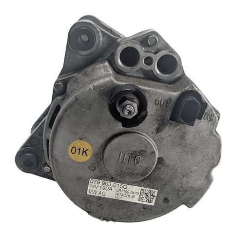 Thumbnail 4: 2011-2013 AUDI A8 (D4 4H) 4.2L V8 ENGINE - 190 AMP WATER COOLED ALTERNATOR