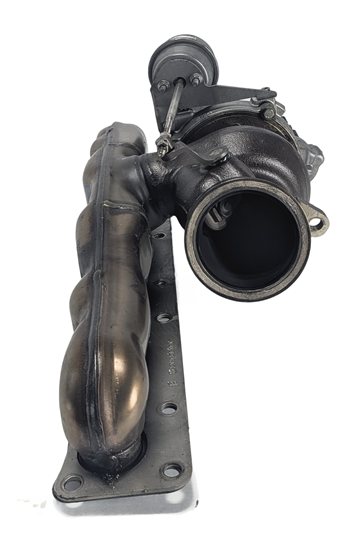 Thumbnail 4: 2014-2019 BMW 335i 535i 640i X4 X5 X6 3.0L N55 TURBO TURBOCHARGER w/ MANIFOLD