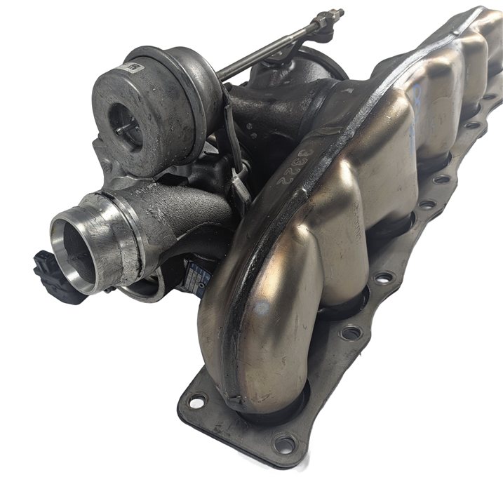 Thumbnail 7: 2014-2019 BMW 335i 535i 640i X4 X5 X6 3.0L N55 TURBO TURBOCHARGER w/ MANIFOLD