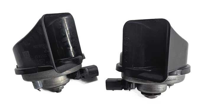 Thumbnail 4: 2011-2016 BMW 528i 535i 535iGT 550i 550iGT M5 (F10 F07) HIGH & LOW TONE HORN SET
