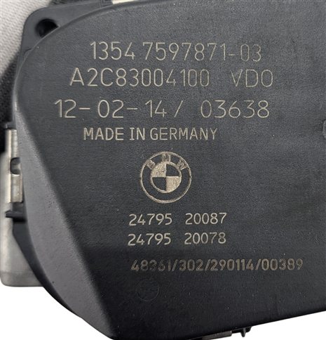 Thumbnail 7: 11-18 BMW 335i 535i 740i X1 X3 X4 X5 X6 3.0L N55 TURBO ENGINE THROTTLE BODY