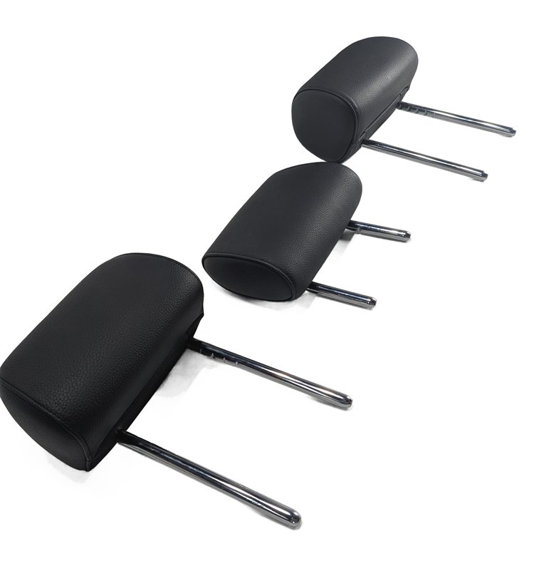 11-13 BMW 5 SERIES GT (F07 F10) REAR LEFT CENTER RIGHT SEAT HEADREST SET (BLACK)