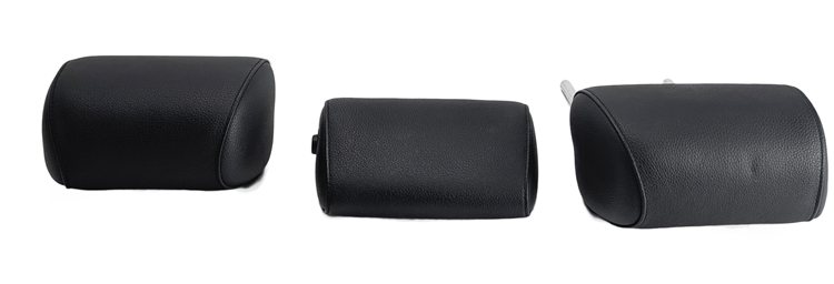 Thumbnail 4: 11-13 BMW 5 SERIES GT (F07 F10) REAR LEFT CENTER RIGHT SEAT HEADREST SET (BLACK)