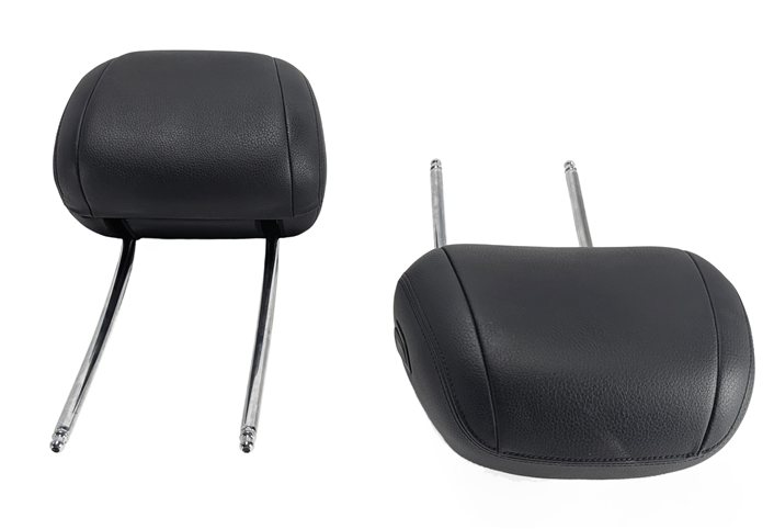 Thumbnail 2: 14-17 BMW 5 7 SERIES (F01 F10) FRONT LEFT & RIGHT SEAT HEADREST SET 2 (Black)