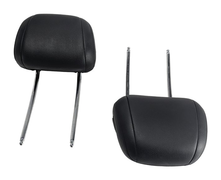 Thumbnail 3: 14-17 BMW 5 7 SERIES (F01 F10) FRONT LEFT & RIGHT SEAT HEADREST SET 2 (Black)
