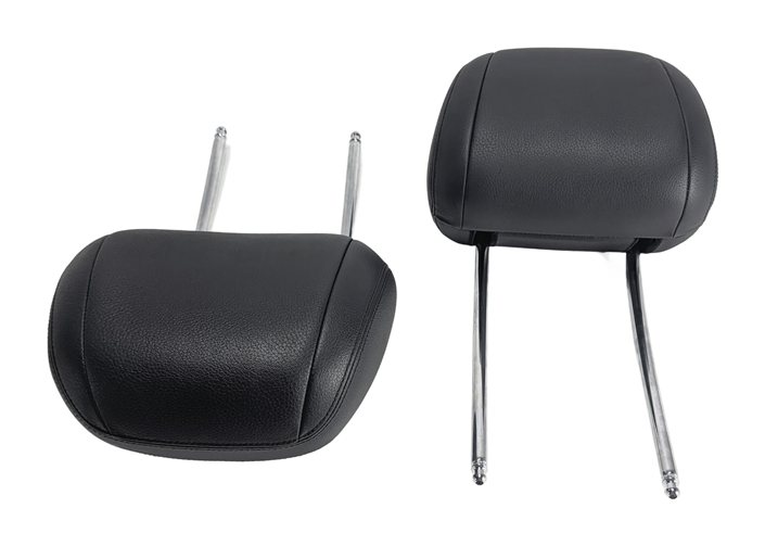 Thumbnail 5: 14-17 BMW 5 7 SERIES (F01 F10) FRONT LEFT & RIGHT SEAT HEADREST SET 2 (Black)