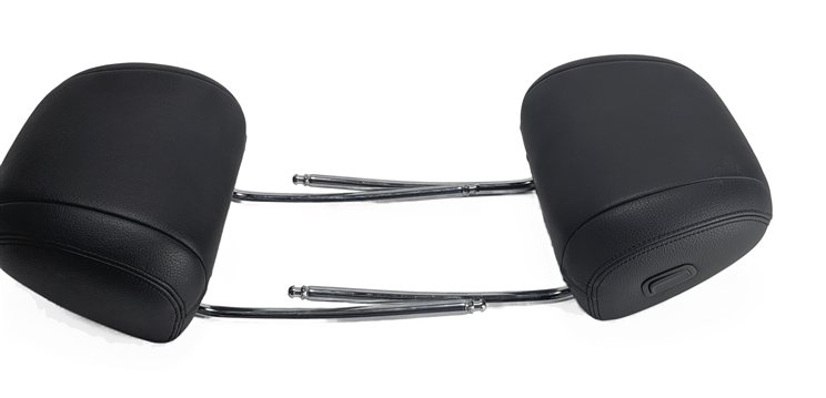 Thumbnail 6: 14-17 BMW 5 7 SERIES (F01 F10) FRONT LEFT & RIGHT SEAT HEADREST SET 2 (Black)
