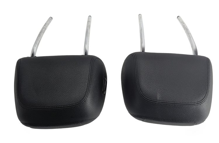 Thumbnail 7: 14-17 BMW 5 7 SERIES (F01 F10) FRONT LEFT & RIGHT SEAT HEADREST SET 2 (Black)