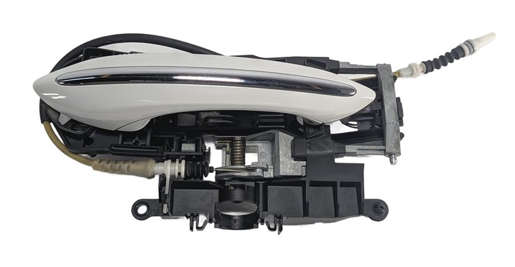 Thumbnail 3: 2009-2018 BMW 5 7 SERIES (F01 F02 F10) REAR RIGHT COMFORT DOOR HANDLE (White)