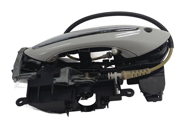 Thumbnail 2: 11-16 BMW 528i 535i 550i M5 (F10) LEFT FRONT DRIVER COMFORT DOOR HANDLE(White)