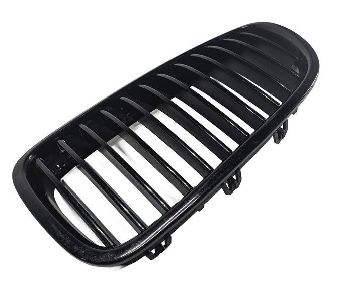 2011-2016 BMW 535i 528i 550i M5 F10 LEFT UPPER KIDNEY GRILLE GLOSS BLACK M SPORT