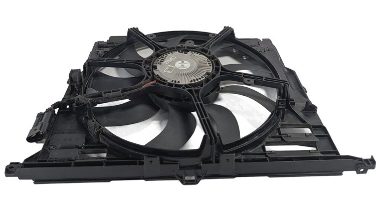 Thumbnail 2: 10-19 BMW 5 6 7 F01 F10 3.0L N54 N55 850 WATT RADIATOR COOLING FAN w/ MOTOR