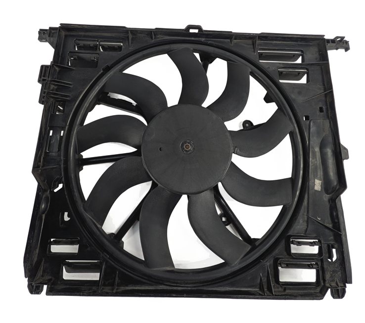 Thumbnail 7: 10-19 BMW 5 6 7 F01 F10 3.0L N54 N55 850 WATT RADIATOR COOLING FAN w/ MOTOR