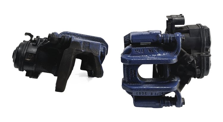 Thumbnail 5: 11-16 BMW 528i 535i 550i (F10) REAR LEFT & RIGHT BRAKE CALIPER w/EPB SET/2