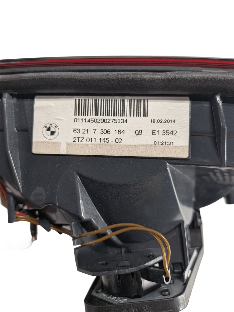 Thumbnail 10: 2014-2016 BMW 528i 535i 550i M5 (F10) RIGHT PASSENGER TRUNK TAILLIGHT LIGHT LAMP