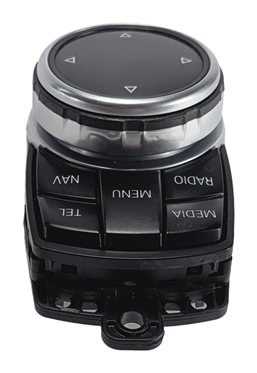 Thumbnail 5: 10-16 BMW 535i 535iGT I3 (F10 F07) RADIO NAVIGATION iDRIVE MEDIA CONTROL KNOB