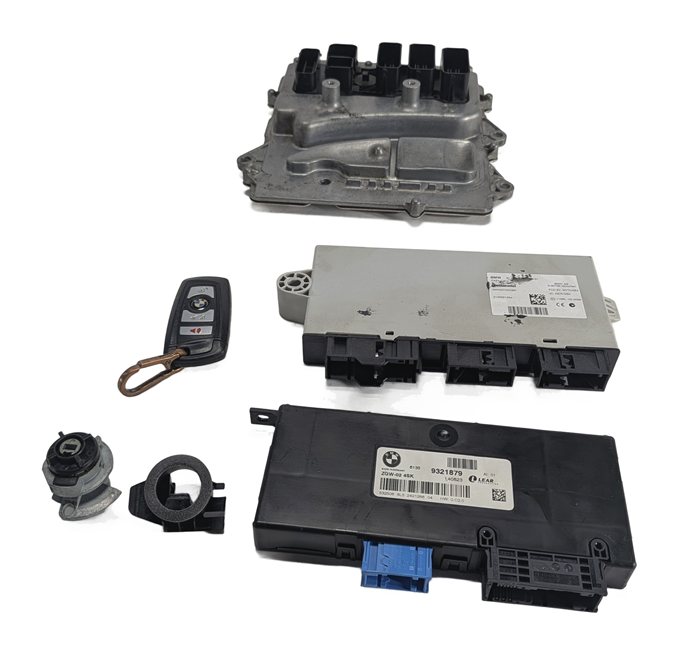 Thumbnail 2: 2014-2017 BMW X3 535I (F25 F10) 3.0L (N55) DME CAS4 GATEWAY KEY IMMOBILIZER SET