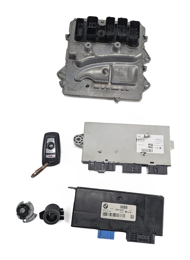 Thumbnail 3: 2014-2017 BMW X3 535I (F25 F10) 3.0L (N55) DME CAS4 GATEWAY KEY IMMOBILIZER SET