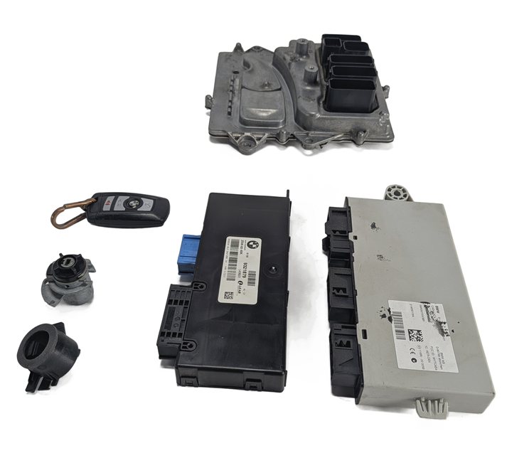 Thumbnail 4: 2014-2017 BMW X3 535I (F25 F10) 3.0L (N55) DME CAS4 GATEWAY KEY IMMOBILIZER SET