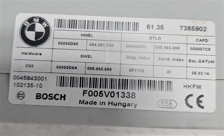 Thumbnail 7: 09-17 BMW X3 X4 M5 M6 5/6/7 SERIES (F01 F10 F25 F26) TRUNK LIFT LIFTGATE MODULE