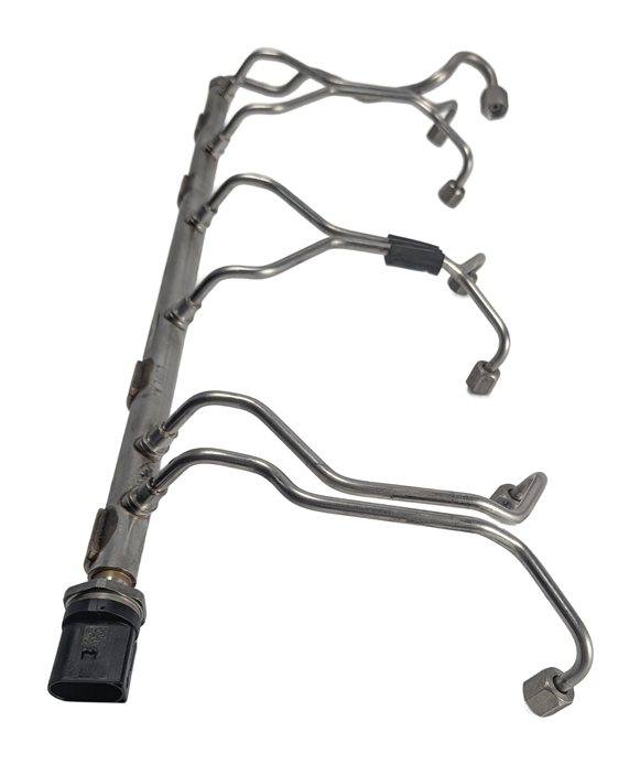 Thumbnail 3: 2014 BMW 535I (F10) 3.0L (N55) ENGINE GAS FUEL RAIL w/LINES & PRESSURE SENSOR