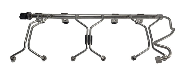 Thumbnail 4: 2014 BMW 535I (F10) 3.0L (N55) ENGINE GAS FUEL RAIL w/LINES & PRESSURE SENSOR
