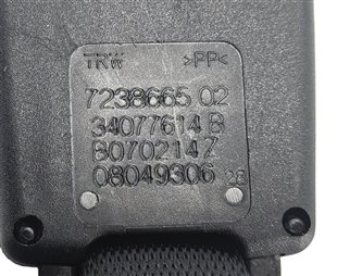 Thumbnail 10: 2014 BMW 535I (F10) REAR LEFT CENTER RIGHT SEAT SEATBELT BUCKLE SET/3 (Black)