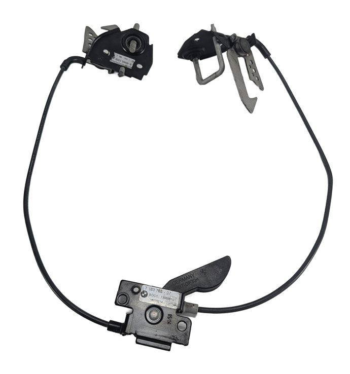 Thumbnail 2: 2014 BMW 535I (F10) FRONT HOOD LID LOCK LATCH SET w/RELEASE CABLE