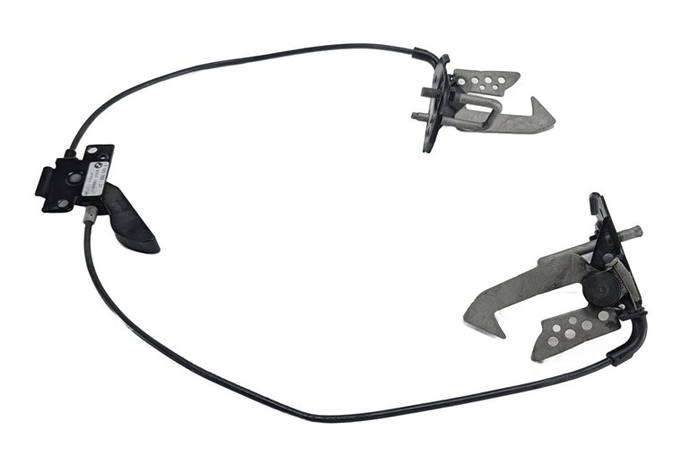 Thumbnail 3: 2014 BMW 535I (F10) FRONT HOOD LID LOCK LATCH SET w/RELEASE CABLE