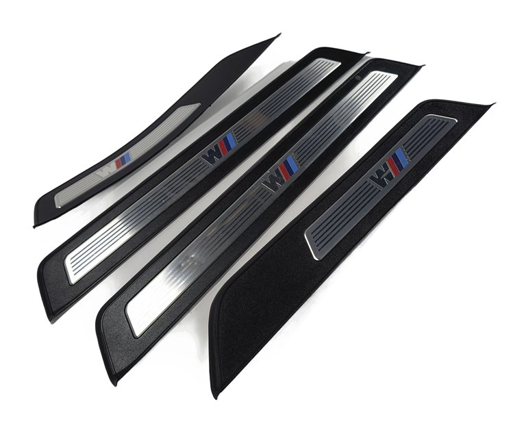 2014 BMW 535I (F10) M SPORT DOOR SILL ENTRY SCUFF PLATE COVER TRIM SET/4