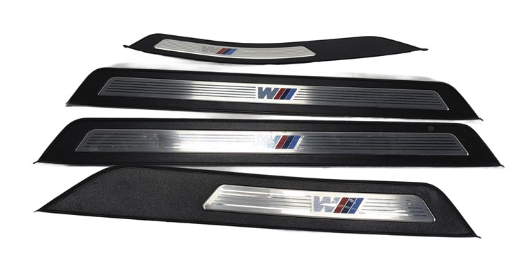 Thumbnail 2: 2014 BMW 535I (F10) M SPORT DOOR SILL ENTRY SCUFF PLATE COVER TRIM SET/4