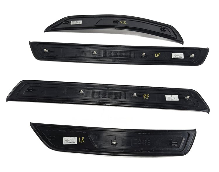 Thumbnail 4: 2014 BMW 535I (F10) M SPORT DOOR SILL ENTRY SCUFF PLATE COVER TRIM SET/4