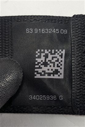 Thumbnail 7: 2014 BMW 535I (F10) REAR LEFT CENTER RIGHT SEAT SEATBELT RETRACTOR SET/3 (Black)