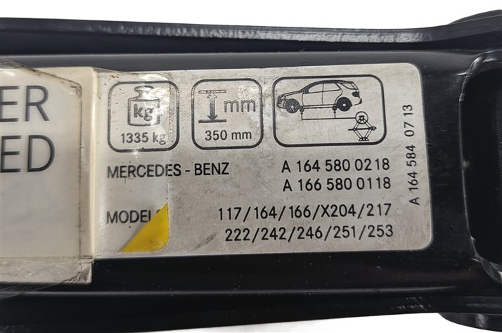 Thumbnail 7: 2012 MERCEDES GL450 (X164) EMERGENCY SPARE TIRE WHEEL SCISSOR LIFT JACK TOOL
