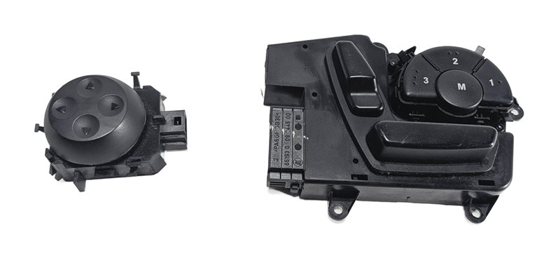 Thumbnail 3: 2012 MERCEDES GL450 (X164) FRONT RIGHT PASSENGER POWER SEAT SWITCH MEMORY LUMBAR