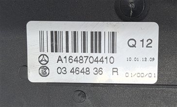 Thumbnail 5: 2012 MERCEDES GL450 (X164) FRONT RIGHT PASSENGER POWER SEAT SWITCH MEMORY LUMBAR