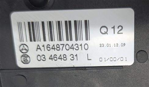 Thumbnail 5: 2012 MERCEDES GL450 (X164) FRONT LEFT DRIVER POWER SEAT SWITCH w/MEMORY LUMBAR