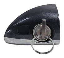 Thumbnail 2: 2012 MERCEDES GL450 (X164) FRONT LEFT DRIVER DOOR LOCK CYLINDER KEY COVER (Gray)