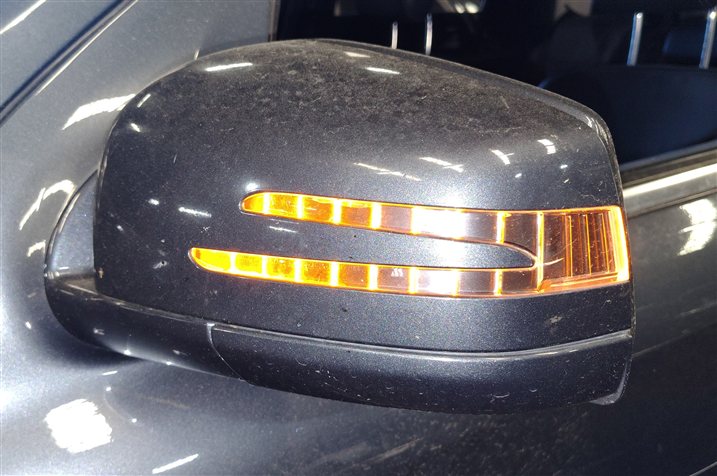 Thumbnail 2: 11-12 MERCEDES GL ML CLASS W164 X164 LEFT P-FOLD AUTODIM MEMORY MIRROR (Gray)