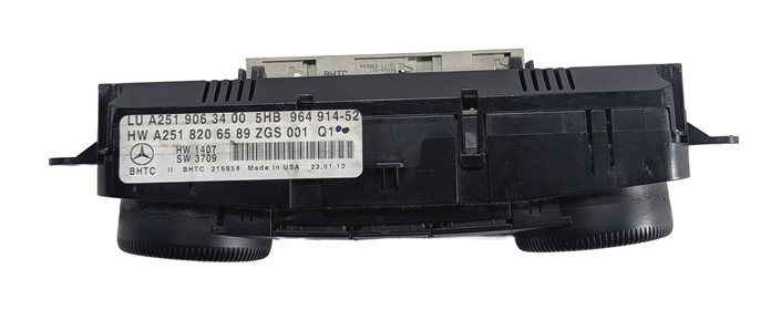 Thumbnail 4: 2010-2013 MERCEDES GL ML R (W164 W251 X164) FRONT HEATER A/C TEMPERATURE CONTROL