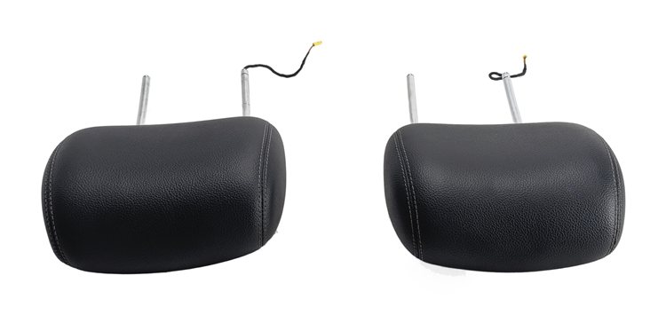 Thumbnail 2: 07-09 MERCEDES GL-CLASS X164 FRONT LEFT & RIGHT SEAT HEADREST SET/2(Black)