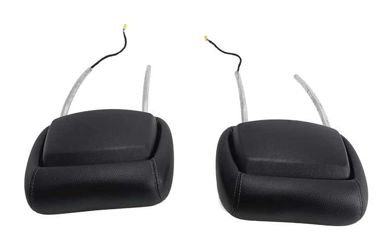 Thumbnail 4: 07-09 MERCEDES GL-CLASS X164 FRONT LEFT & RIGHT SEAT HEADREST SET/2(Black)