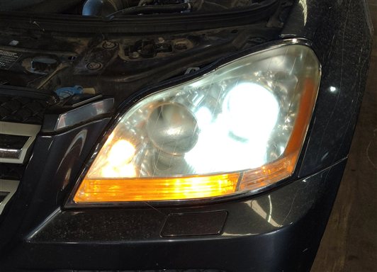 Thumbnail 2: 2011-2012 MERCEDES GL350 GL450 (X164) LEFT DRIVER HALOGEN HEADLIGHT LIGHT LAMP