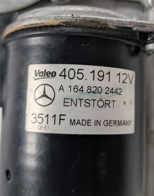 Thumbnail 6: 06-12 MERCEDES GL ML (X164 W164) FRONT WIPER MOTOR w/ TRANSMISSION LINKAGE