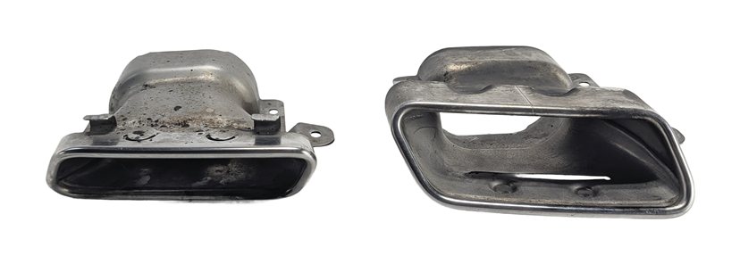 Thumbnail 2: 07-12 MERCEDES GL450 GL550 (X164) REAR LEFT & RIGHT MUFFLER EXHAUST TIP SET 2