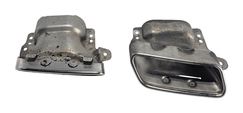 Thumbnail 3: 07-12 MERCEDES GL450 GL550 (X164) REAR LEFT & RIGHT MUFFLER EXHAUST TIP SET 2