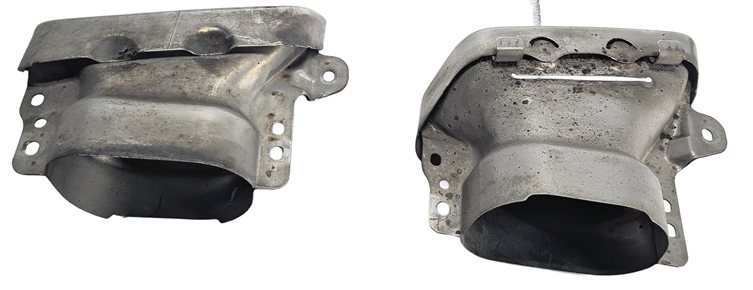 Thumbnail 4: 07-12 MERCEDES GL450 GL550 (X164) REAR LEFT & RIGHT MUFFLER EXHAUST TIP SET 2