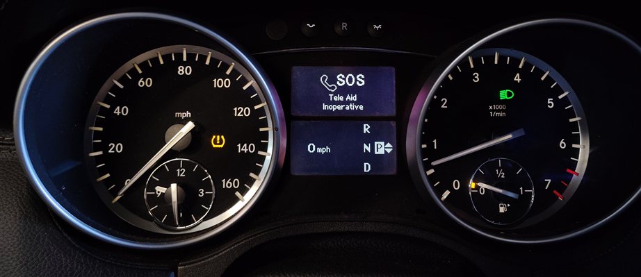 Thumbnail 2: 10-12 MB GL450 GL550 ML350 ML550 R350 (W251 X164 W164) SPEEDOMETER CLUSTER(181k)